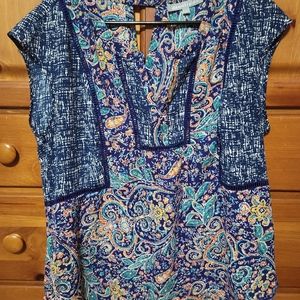 Daniel Rainn sleeveless multicolor top Stitch Fix